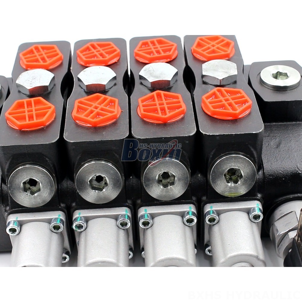 SD8-Electric unloading valve Manual 4 Spool Sectional Directional Valve | Custom Manufacturing detail image